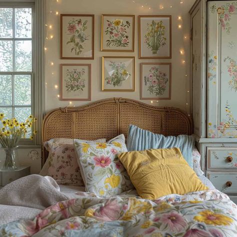 Cozy Bohemian, Whimsical Bedroom, Dwelling Place, Boho Bedroom Ideas, Sunken Living Room, Boho Bedroom Decor, Dream Room Inspiration, Room Makeover Inspiration, Dream House Interior