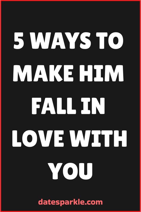 Discover the top 5 ways to make him fall head over heels for you! From sweet surprises to quality time spent together, these tips will have him smitten in no time. Whether it's a spontaneous date night or a heartfelt gesture, you'll be sure to capture his heart. Get ready to spark romance and deepen your connection with these easy yet effective strategies. Don't miss out on the chance to win his love - try these techniques today! Grand Gestures Of Love For Him, The Perfect Girlfriend, Get A Girlfriend, Relationship Struggles, Get A Boyfriend, Physical Attraction, Emotional Connection, Love Deeply, Take The First Step