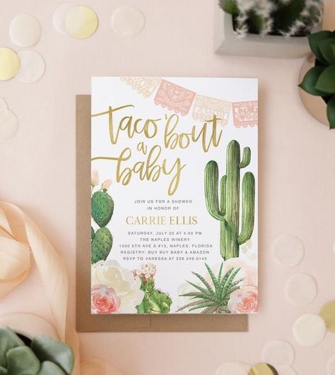 Taco Bout Love, Fiesta Baby Shower Invitations, Bridal Shower Invitation Wording, Fiesta Birthday Invitations, Fiesta Bridal Shower Invitations, Boho Bridal Shower Invitations, Baby Shower Boho, Fiesta Bridal Shower, Diy Bebe