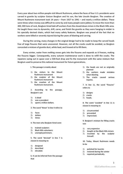 Reading with 10 multiple choice questions - English ESL Worksheets for distance learning and physical classrooms Comprehension For Grade 7 With Questions, Grade 5 Reading Comprehension Worksheets, Grade 5 Reading, High School Reading Comprehension, Hangover 2, Unseen Passage, 4th Grade Reading Worksheets, English Comprehension, 7th Grade Reading