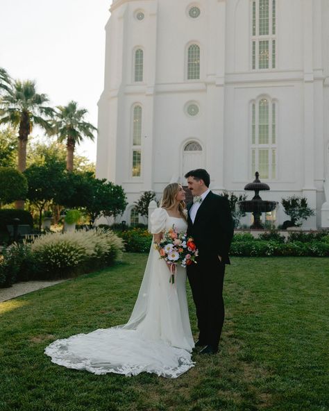 St. George temple 🏜️🏛️ could there be a more beautiful place to get married?? 🥹 super happy with how the edit on these pictures turned out ☺️ what do we think?!? do you have a favorite? 🌿 keywords: Utah Wedding photographer, southern utah wedding, couples photographer, temple wedding, elopement photographer, cinematic, colorful, romantic #utahweddingphotographer Star Valley Temple, Lds Temple Wedding Pictures, Temple Wedding Pictures, St George Temple, Place To Get Married, Lds Temples Wedding, Lds Wedding, Temple Wedding, Places To Get Married