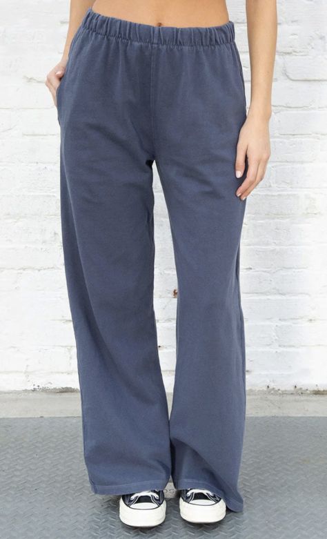 Blue Anstasia Sweat, Brandy Melville, Anastasia Sweatpants, Brandy Sweatpants, Brandy Melville Sweatpants, Brandy Melville Outfits, Brandy Melville Pants, Blue Sweatpants, Cotton Sweatpants, Simple Trendy Outfits, M Pants