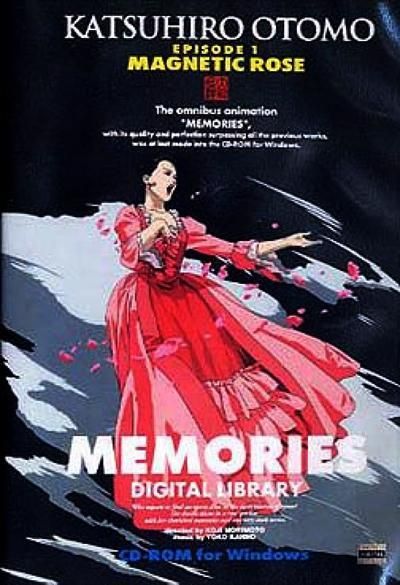 Memories 1995, Katsuhiro Otomo Art, Magnetic Rose, Rose Anime, Tokyo Godfathers, Rose Poster, Satoshi Kon, Anime Recs, Black Butler Sebastian