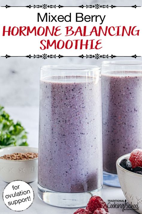 Hormone Balancing Smoothie Recipe, Hormone Smoothie, Hormone Recipes, Nourishing Smoothies, Healing Juices, Female Cycle, Hormone Balancing Smoothie, Hormone Reset, Purple Smoothie