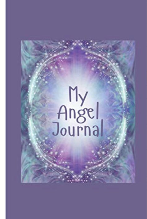 Purple, mauve, lilac and green/turquoise design Angel themed journal, notebook. Amanda Anderson, Spiritual Business, Writer Gifts, Blank Notebook, Blank Journal, Mindful Living, Amazon Book Store, Journal Notebook, Lovely Gift