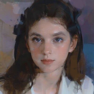 Toh Yasu, Computer Painting, Digital Painting Techniques, Pastel Portraits, Painting Of Girl, Oil Portrait, Oil Painting Portrait, Painting Portrait, Girly Art Illustrations