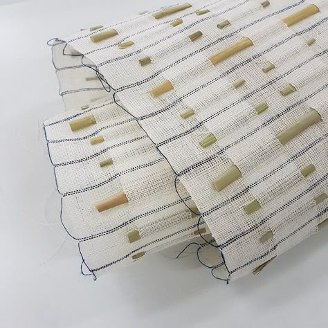 Discarded Materials | Woven Textiles | Sustainable Design — Lizzie Kimbley Studio Interview, Weaving Book, Warp And Weft, Woven Textiles, Weaving Designs, Diy Weaving, Textile Fiber Art, Hand Woven Textiles, Weaving Textiles