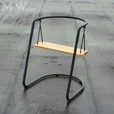 Unique Chairs, Welded Furniture, Furniture Design Chair, Decor Studio, Metal Furniture Design, Front Yard Garden, Creative Furniture, Iron Furniture, Steel Furniture