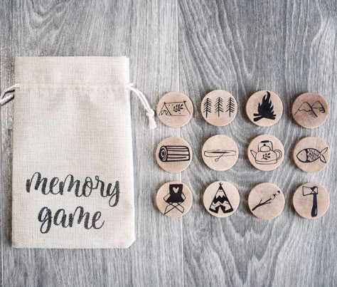 Wood Memory Game, Laserpecker Ideas, Wood Laser Ideas, Montessori Diy, Travel Crafts, Montessori Educational Toys, Laser Cut Wood Crafts, Laser Engraved Ideas, Wooden Games