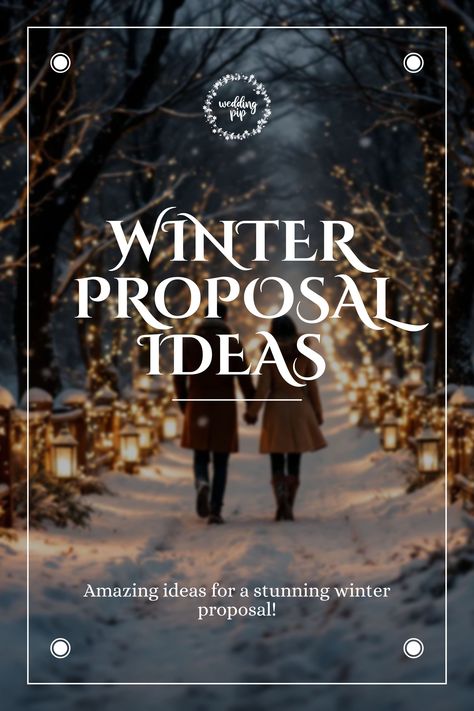 Discover enchanting winter proposal ideas that will make your special moment unforgettable. From snow-covered surprises to cozy fireside settings, proposing in winter offers endless romantic possibilities.

Make your winter proposal magical—click here to see! 💍✨

#WinterProposalIdeas #ProposingInWinter #WinterProposal #Proposal Proposal In The Woods Romantic, Proposal Winter Ideas, Scavenger Hunt Engagement Proposal, Nashville Proposal Ideas, Outdoor Proposal Ideas Decor, Candle Proposal Ideas, Cabin Proposal Ideas, Dream Proposal Engagement, Farm Proposal Ideas