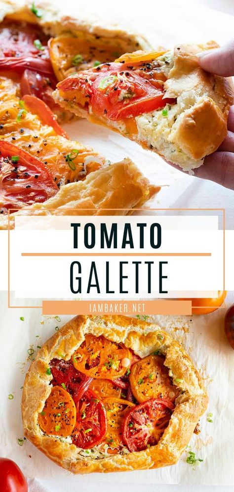 Cornmeal Crust, Tomato Galette, Tomato Girl, Galette Recipe, Summer Recipe, Heirloom Tomato, Healthy Summer Recipes, Tomato And Cheese, Fun Foods