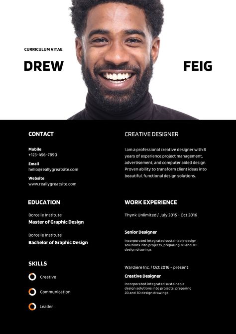 Resume Inspiration, Cv Ideas, It Cv, Minimal Resume, Professional Resume Template, Computer Aided Design, Portfolio Ideas, Coffee Logo, Resume Template Professional