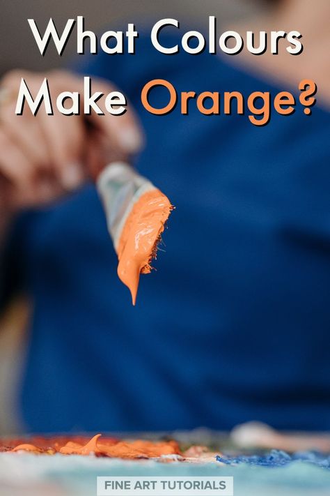 Learn the colours that make orange, how to mix orange from different pigments and the shades of orange you can achieve from different mixes. #orange #whatcolorsmakeorange #mixorange #howtomixorange #secondarycolors #colortheory #colormixing #orangepigments #colorschemes #orangemixes #orangecolorschemes #orangepalette What Colors Make Orange, Color Mixing Guide, Orange Palette, Orange Color Schemes, Beginner Art, How To Mix, Orange Colour, Learn Art, Drawing Lessons