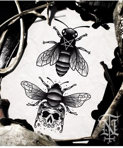 Deftones Tattoo, Engraving Tattoo, The Golden Boy, Tattoo Practice, Mini Tattoo, Different Tattoos, Bee Tattoo, Tattoo Portfolio, Tattoo Art Drawings