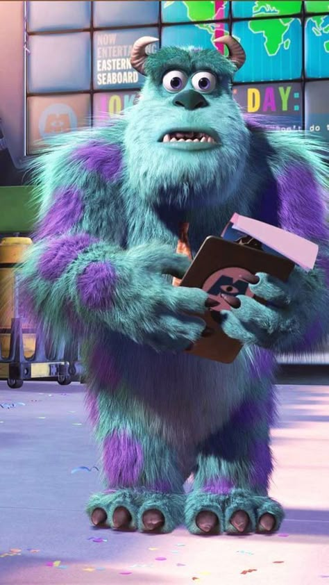 Monster Inc Wallpaper, Buu Monster Inc, Sully Monsters Inc, Wallpaper Tumblr Lockscreen, Disney Pixar Characters, Phineas Y Ferb, Disney Monsters, Pixar Characters, Karakter Disney