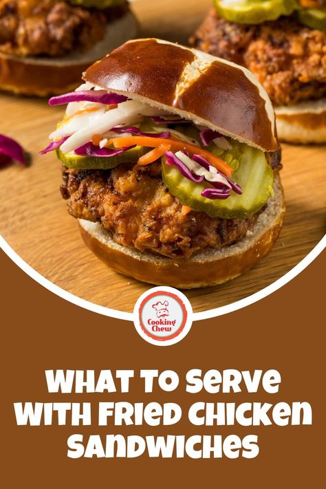 Sides To Go With Chicken Sandwiches, Sides For Chicken Sandwiches, Chicken Sandwich Sides, Sides For Fried Chicken, Fried Macaroni And Cheese, Fried Chicken Sandwiches, Best Sides, Party Side Dishes, Hot Chicken Sandwiches