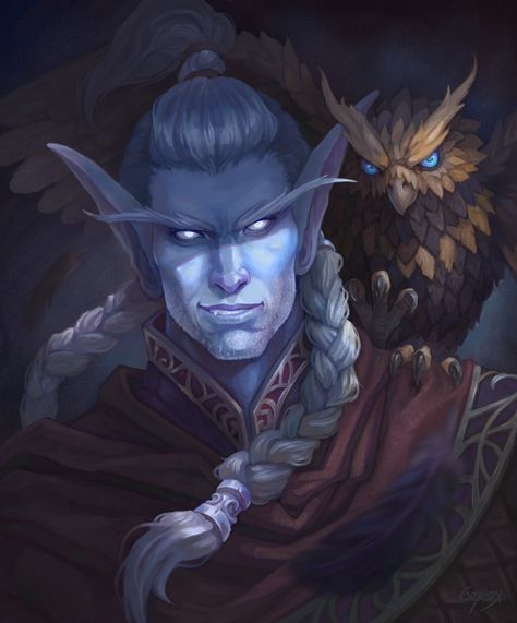 ArtStation - Vass, Nina Ikävalko Fantasy Quest, World Of Warcraft Characters, Orc Warrior, Warcraft Characters, Dnd Inspiration, Warcraft Art, Night Elf, Fantasy Stuff, Dnd Stuff