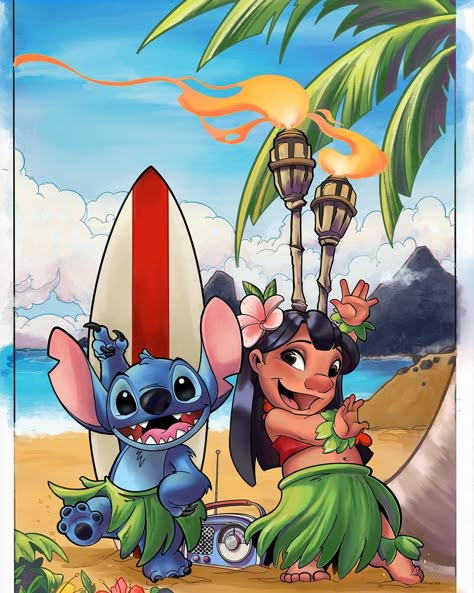 Peter Smith (@petersmithcomicart) • Instagram photos and videos Disney Characters Lilo, Lilo And Stitch Tattoo, Lilo And Stitch Movie, Lilo En Stitch, Lilo And Stitch Quotes, Disney Drawings Sketches, Lilo And Stitch Drawings, Stitch Character, Animated Cartoon Characters