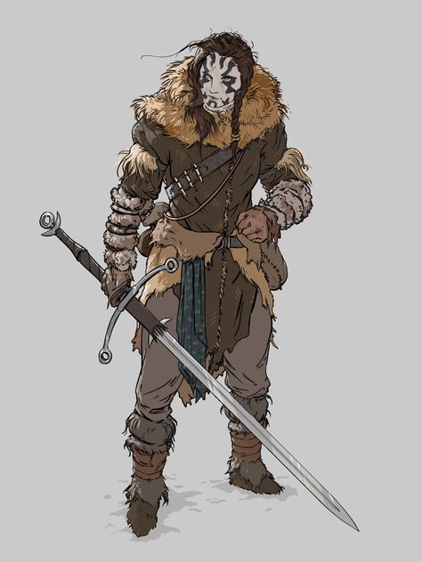 Goliath Barbarian Commission by tomfieldart on DeviantArt Viking Character Design, Goliath Barbarian, Dungeons And Dragons Characters, Dnd Art, Fantasy Concept Art, Fantasy Warrior, Arte Fantasy, Fantasy Rpg, A Character