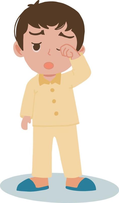 Little cute boy sleepy wake up early morning with pajamas illustration Wake Up Illustration, Pajamas Illustration, Wake Up Early, Vector Infographic, Infographic Template, How To Wake Up Early, Infographic Templates, Early Morning, Maquillaje De Ojos