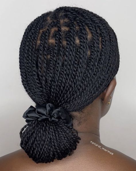 Effortless Natural Hairstyles, Beautiful Wool Hairstyles, Twist Out Ponytail Natural Hair, Jumbo Twist Natural Hair, Crown Braid Black, Hair Threading Styles, Wool Hairstyles African Hair, Mini Cornrows, Long Mini Twists