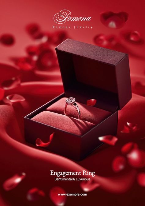 Engagement ring poster template | premium image by rawpixel.com / north Ring Poster Design, Christmas Product Photoshoot, Jewelry Poster, Christmas Moodboard, Jewellery Advertising, Valentine Poster, Jewel Design, Jewellery Photography Inspiration, Creative Jewelry Photography