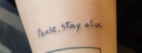 Min Yoongi Tattoo Ideas, Agust D Inspired Tattoo, Hyyh Tattoos, Stay Alive Tattoo Bts, Rest Of My Life Bts Tattoo, Jungkook Handwriting Tattoo, Alive Tattoo, Bts Tattoos, Staying Alive