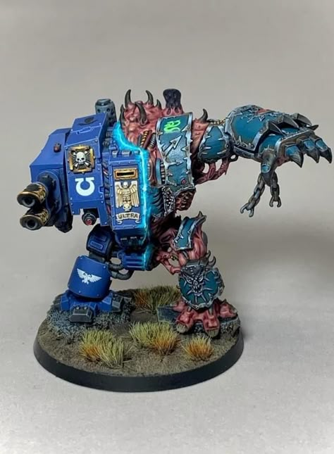 Ultramarine Dreadnought, Custodes Dreadnought, Alpha Legion, Chaos 40k, 3d Printed Miniatures, 40k Chaos, Warhammer 40k Figures, Caracter Design, Warhammer Figures