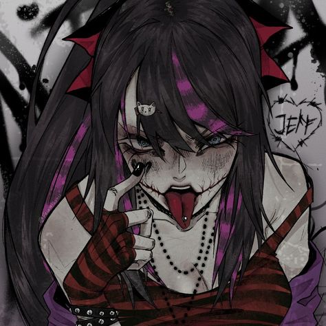 Nina The Killer Fanart, Nina The Killer, All Creepypasta Characters, Creepypasta Girls, Creepypasta Funny, Scene Queens, Emo Art, Creepypasta Characters, Slenderman