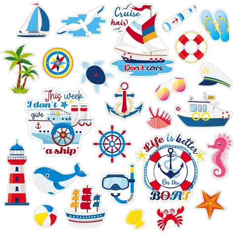 PRICES MAY VARY. Unique cabin identifier: You will get 26pcs of summer beach cruise door magnets decoration. Our cruise door magnetic stickers serve as a unique and practical way to identify your cabin. It offers ample quantity and variety to meet all of your cruise door decoration needs and makes for a handy cruise tool to ensure you can easily find your yacht. Summer beach cruise design: These summer cruise ship door magnets decorations feature a wide variety of eye-catching designs, including Cabin Party, Yacht Summer, Cruise Design, Unique Cabin, Door Magnet, Car Fridge, Summer Cruise, Cruise Door, Cabin Doors