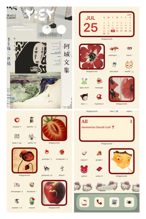 I Screen Widgets, Widget Set Up, Widget Lockscreen Ideas, Aesthetic Reminders Widget, The Day Before Widget, Cool Phone Themes, Simple Phone Layout, Simple Iphone Layout, App Widget Icons