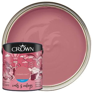 Rose Wall Paint, Daisy Bedroom, Ivy Room, Mudroom Remodel, Interiors Bedroom, Green Kitchen Designs, Crown Paints, Pink Paint Colors, Behr Paint Colors