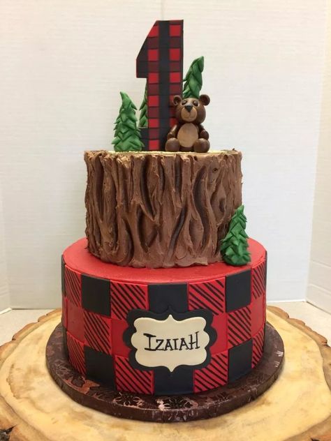 Lumberjack Baby Shower Cake, Woodland Baby Shower Theme Decorations, Woodland Baby Shower Theme Boy, Woodland Baby Shower Food, Lumberjack 1st Birthday, Lumberjack Cake, Lumberjack Birthday Party, Lumberjack Baby Shower, Lumberjack Baby