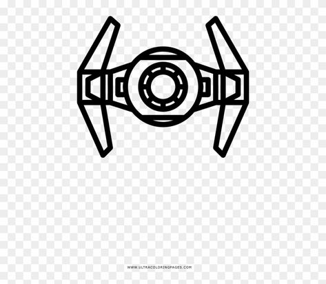 Tie Fighter Tattoo, Spaceship Embroidery, Fighter Tattoo, Ninja Star, Tie Fighter, Star Tattoos, Circle Design, Png Download, Transparent Png