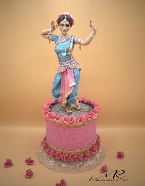 India Cakes, Dancer Cake, Doll Cake Designs, Cake Icon, Indian Cake, Dance Cakes, Extravagant Wedding Cakes, Butterfly Birthday Cakes, Happy Birthday Cake Pictures