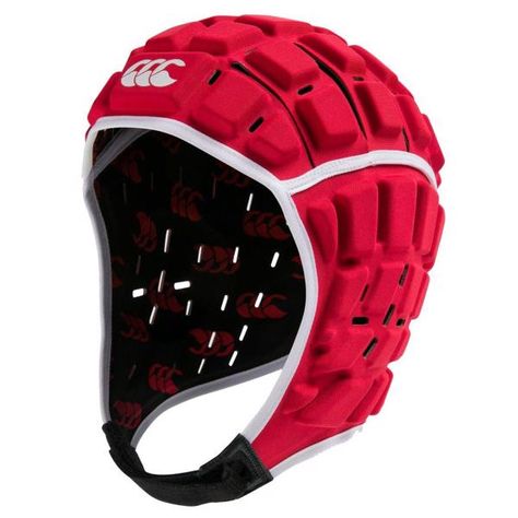 The Reinforcer headguard from Canterbury is an evolution of the popular Ventilator model and is design to provide lightweight, breathable protection for the head while playing rugby.  Lightweight ergonomically shaped impact absorbing foam padding for comfortable protection on the pitch. Rugby Tackle, Rugby Protective Gear, Rugby Scrum, Wallabies Rugby, Canterbury, Hockey Equipment, Get Directions, Rugby, Baby Car Seats