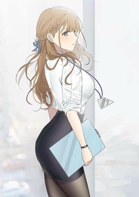 Secretary Drawing, Anime Secretary, Secretary Outfits, These Girls, Drawing Art, Suits For Women, Cool Art, Art Drawings, Drawings