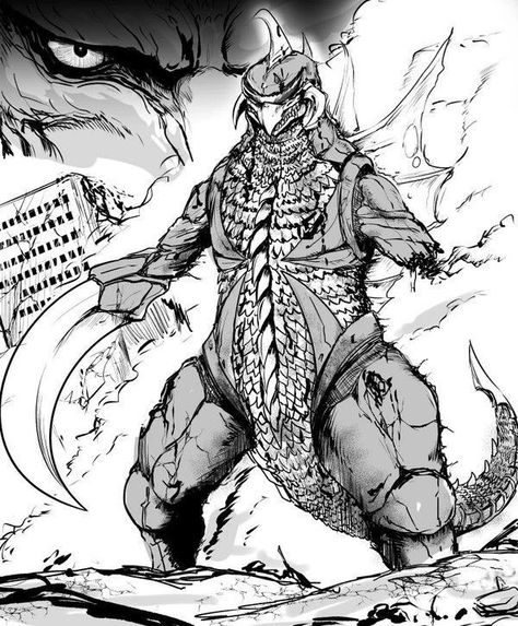 Monster Sketch, King Kong Vs Godzilla, Godzilla Comics, Monster Artwork, Pokemon Fusion Art, Godzilla Wallpaper, All Godzilla Monsters, Kaiju Art, Kaiju Monsters