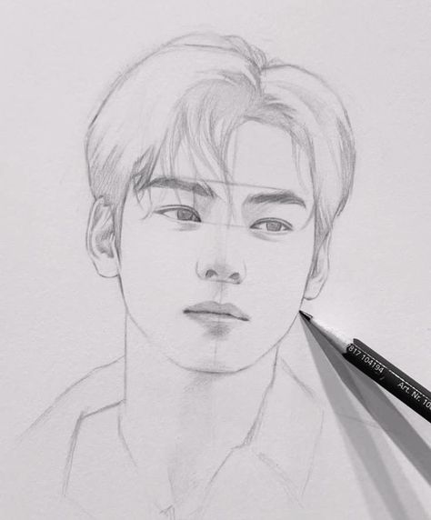 Drawing Cha Eun Woo, Cha Eun Woo Drawing Pencil, Cha Eunwoo Drawing, Eunwoo Sketch, Cha Eun Woo Sketch, Cha Eun Woo Drawing, Drawing Kpop Idols, Kpop Idol Drawing, Kpop Sketch