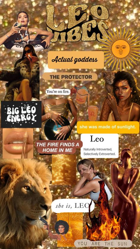 #leoseason #leo #firesign #zodiacsign Leo Style, Leo Fashion, Venus Fashion, You Are The Sun, Leo Season, Master Board, Fire Signs, The Protector, Fashion Outfits