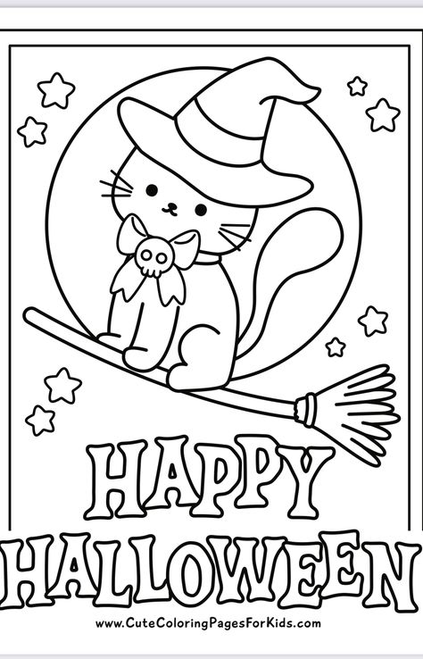 Halloween Cat Coloring Pages, Halloween Coloring Pages Free Printable, Cute Coloring Pages For Kids, Halloween Coloring Pictures, Halloween Coloring Pages Printable, Halloween Coloring Pages For Kids, Cute Halloween Coloring Pages, Free Halloween Coloring Pages, Halloween Coloring Sheets