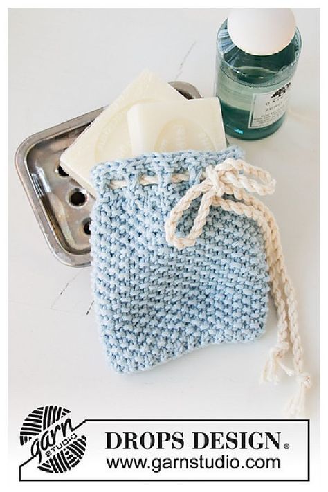 Diy Spa Gifts, Christmas Knitting Patterns Free, Soap Pouches, Double Pointed Knitting Needles, Magazine Drops, Boyfriend Gift Basket, Knitted Washcloths, Soap Bag, Knit Basket