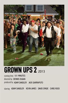 Grown Ups Minimalist Poster, Movie Posters Grown Ups, Grown Ups Polaroid Poster, Grown Ups Poster, Grown Ups Movie, Grown Ups 2, Movie Card, Iconic Movie Posters, Film Posters Minimalist