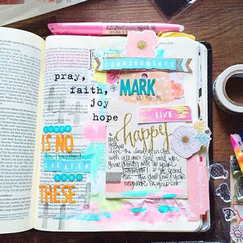 Florence Antonette | Mark 12:30-31 - Illustrated Faith Bible Garden, Illustrated Faith Bible Journaling, Mark 12 30, Illustrated Faith Bible, Illustrated Bible, Bible Study Template, Journal 2024, Faith Journaling, Prayer Corner