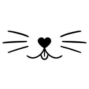 Pola Sulam, Cat Silhouette, Silhouette Design Store, Fashion Face Mask, Printable Patterns, Cat Face, Cat Drawing, Silhouette Design, Learn To Draw