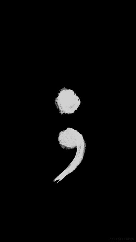 Semi-colon Wallpaper Iphone Black, Semicolons Dark Wallpaper, Semi-colon Wallpaper Iphone Aesthetic, Semi-colon Wallpaper Iphone, Wallpapers Semicolon, Semicolons Wallpaper, Mentally Ill Icon, Stigma Wallpaper, Semicolons Aesthetic Wallpaper