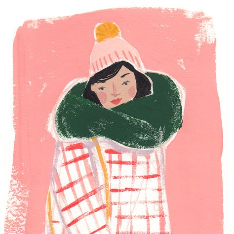 Finding your Style — Emma Block Illustration Block Illustration, Emma Block, Finding Your Style, Quirky Illustration, Winter Illustration, Arte Inspo, Love Illustration, How To Knit, I Wish I Knew