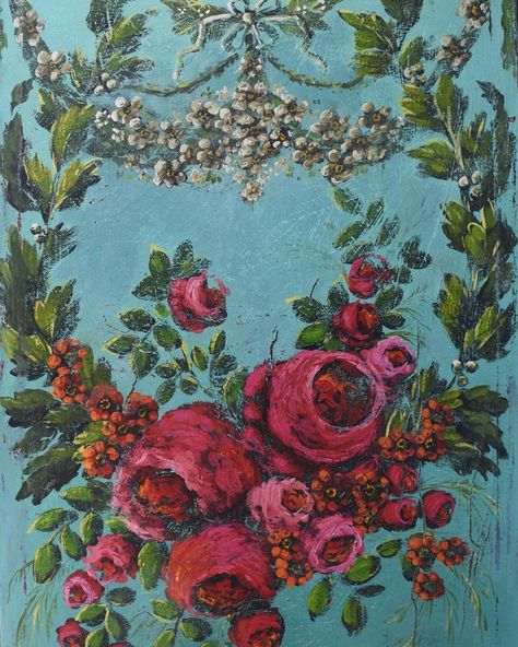 Jennifer Lanne🌸 Jennifer Lanne, Protea Art, Books Fashion, Persian Art Painting, Decoupage Art, Wrapping Papers, Decor Pillows, Printed Backdrops, Vintage Landscape