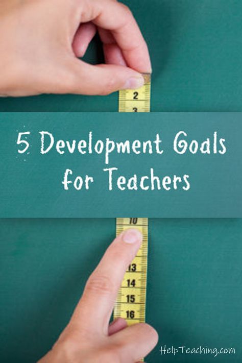 5 Development Goals for Teachers - Working on your teacher professional development goals for the new school year? Taking the time to be a better teacher isn’t as hard as it seems. Use these suggestions as a guide to starting the year off on a good note. #teacherlife #teachers Teacher Goals Professional, Teacher Goals For The Year, Teacher Vision Board, Teacher Goals, Teacher Organisation, Teacher Professional Development, Professional Development Goals, Professional Development Plan, Smart Goals Examples