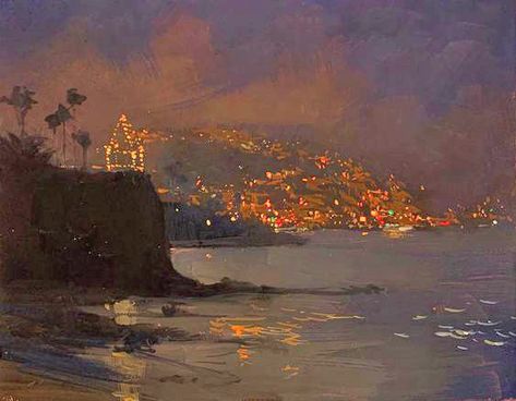 Judd Mercer, gouache, on the beach #lpapa21st Easter Paintings On Canvas, Activities To Do With Friends, The Ocean At Night, Zendoodle Art, Easter Paintings, Ocean At Night, By The Ocean, Wow Art, Ocean Views